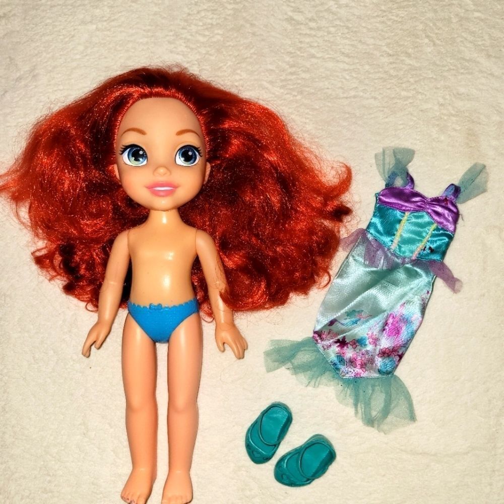 MY FIRST Disney Animator Princess Ariel Little Mermaid 14" Doll